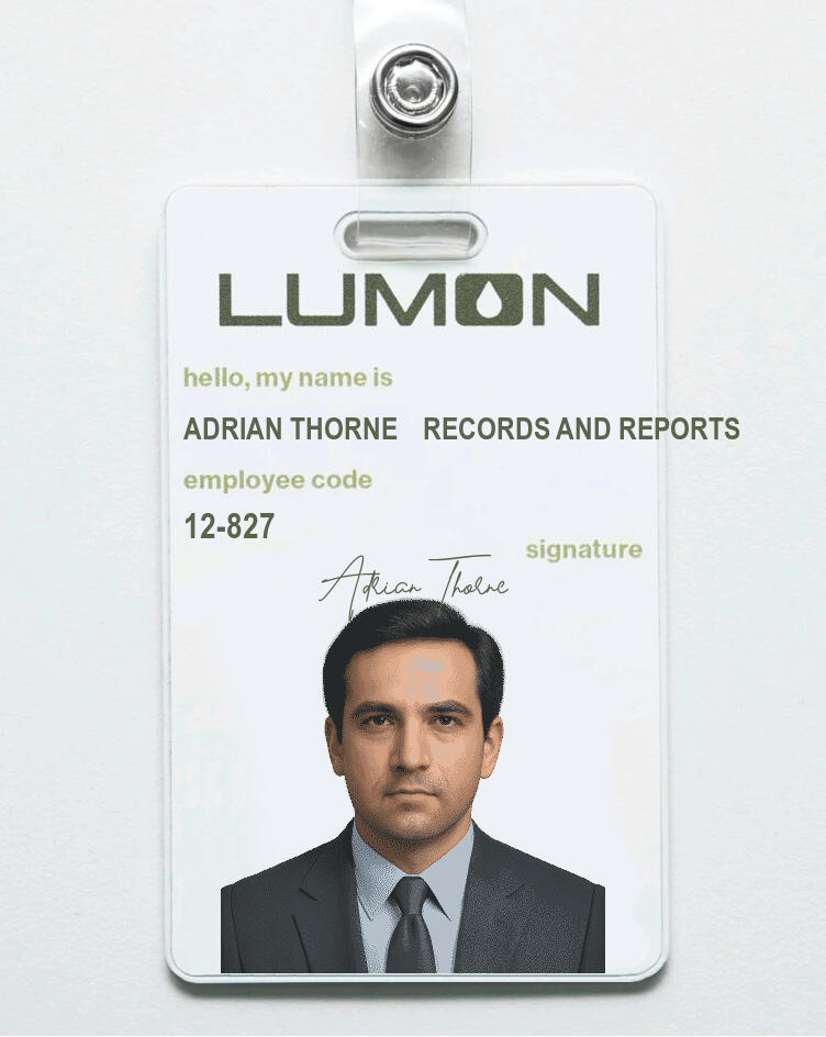 Adrian Thorne ID photo