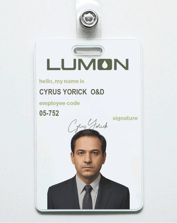 Cyrus Yorick ID photo