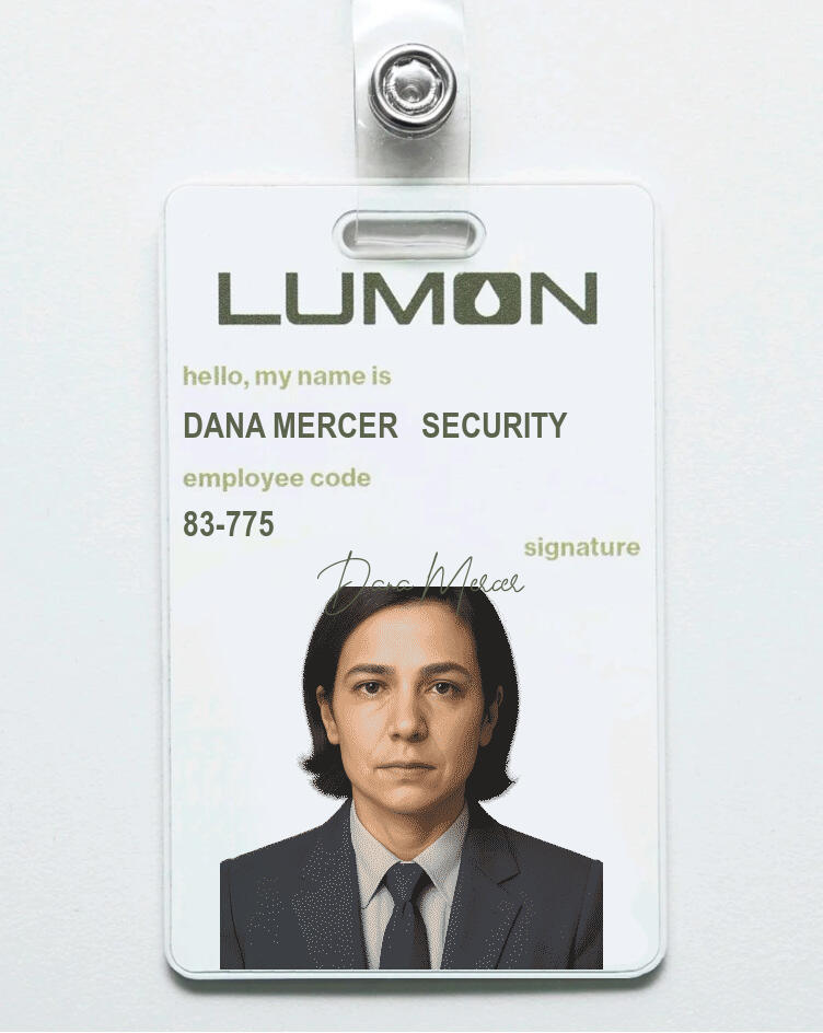 Dana Mercer ID photo