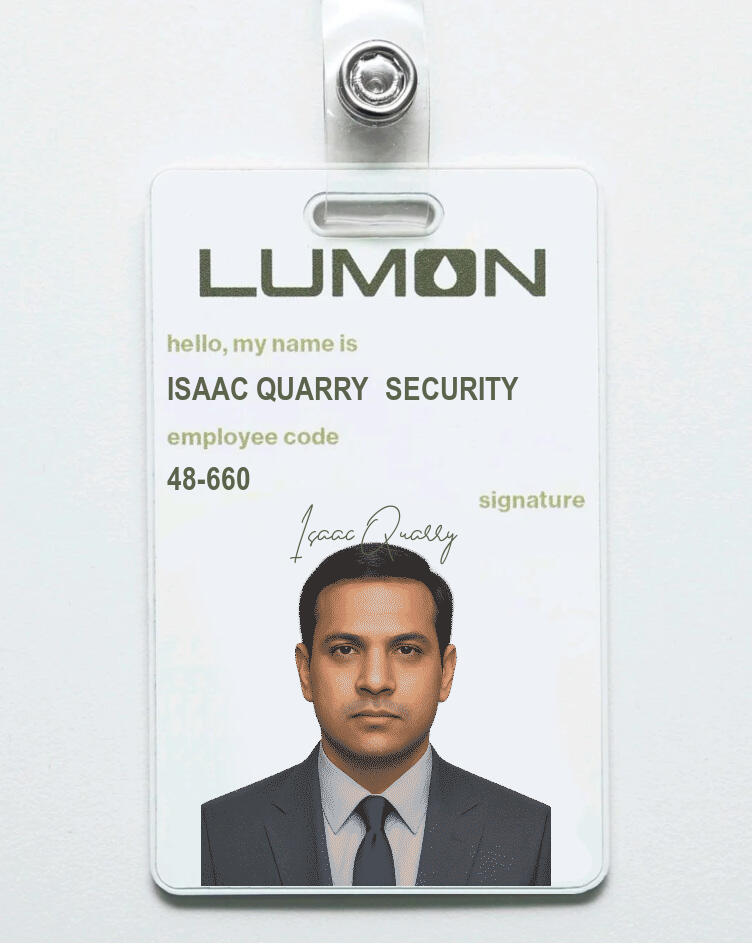 Isaac Quarry ID photo