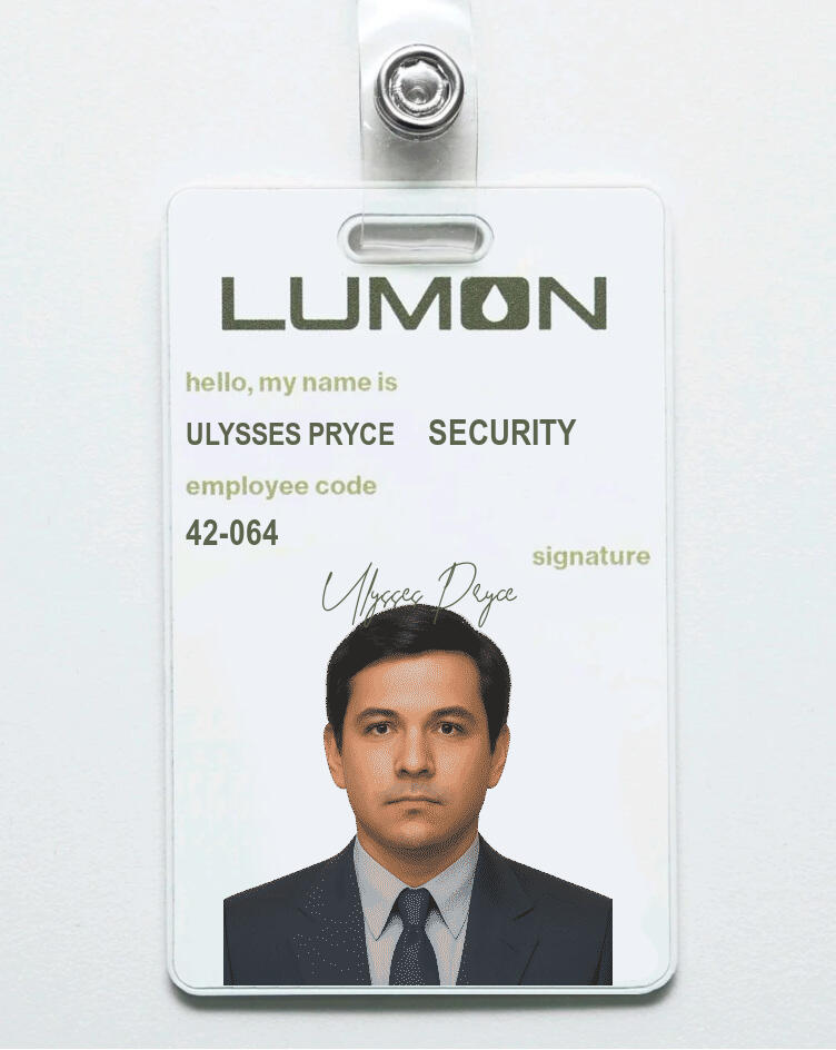 Ulysses Pryce ID photo